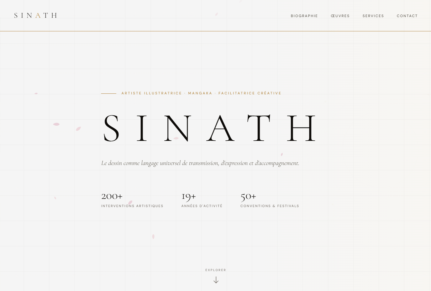 Projet Sinath – Illustratrice