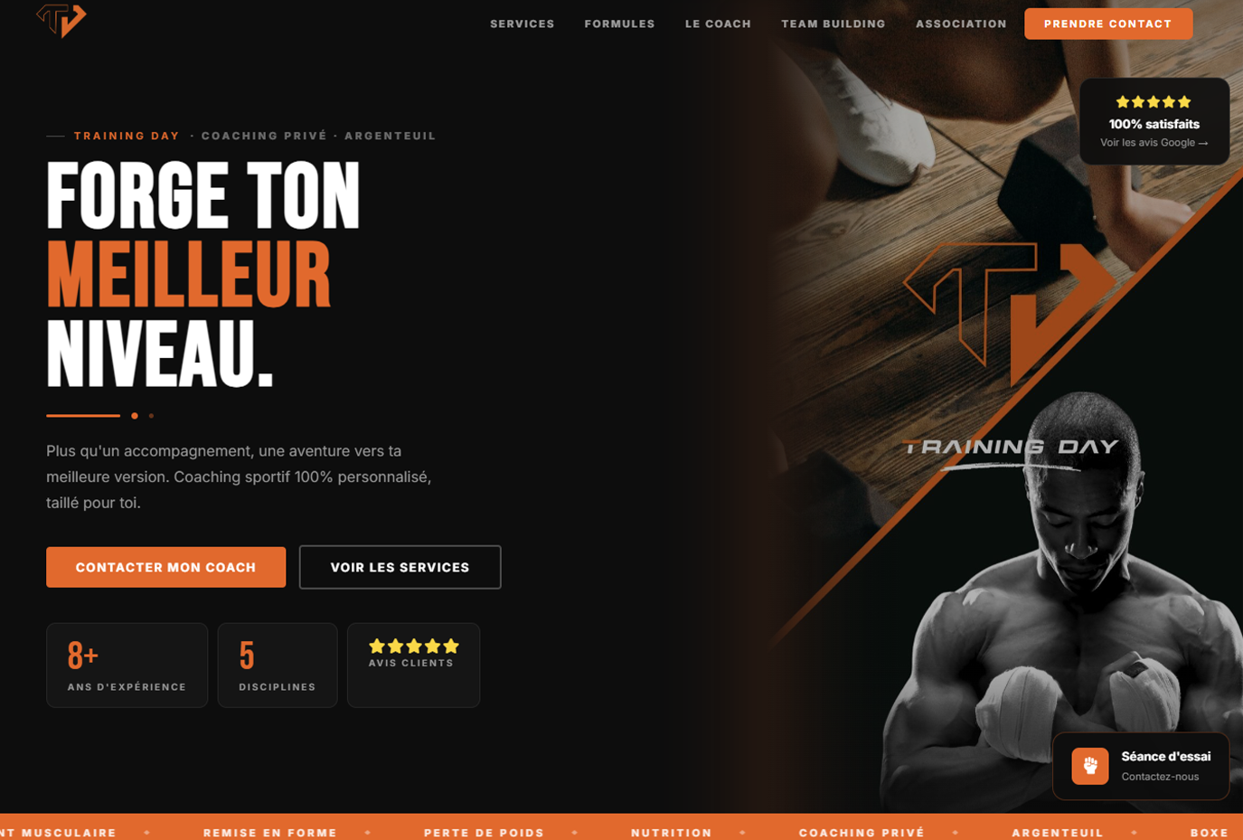 Projet Training Day